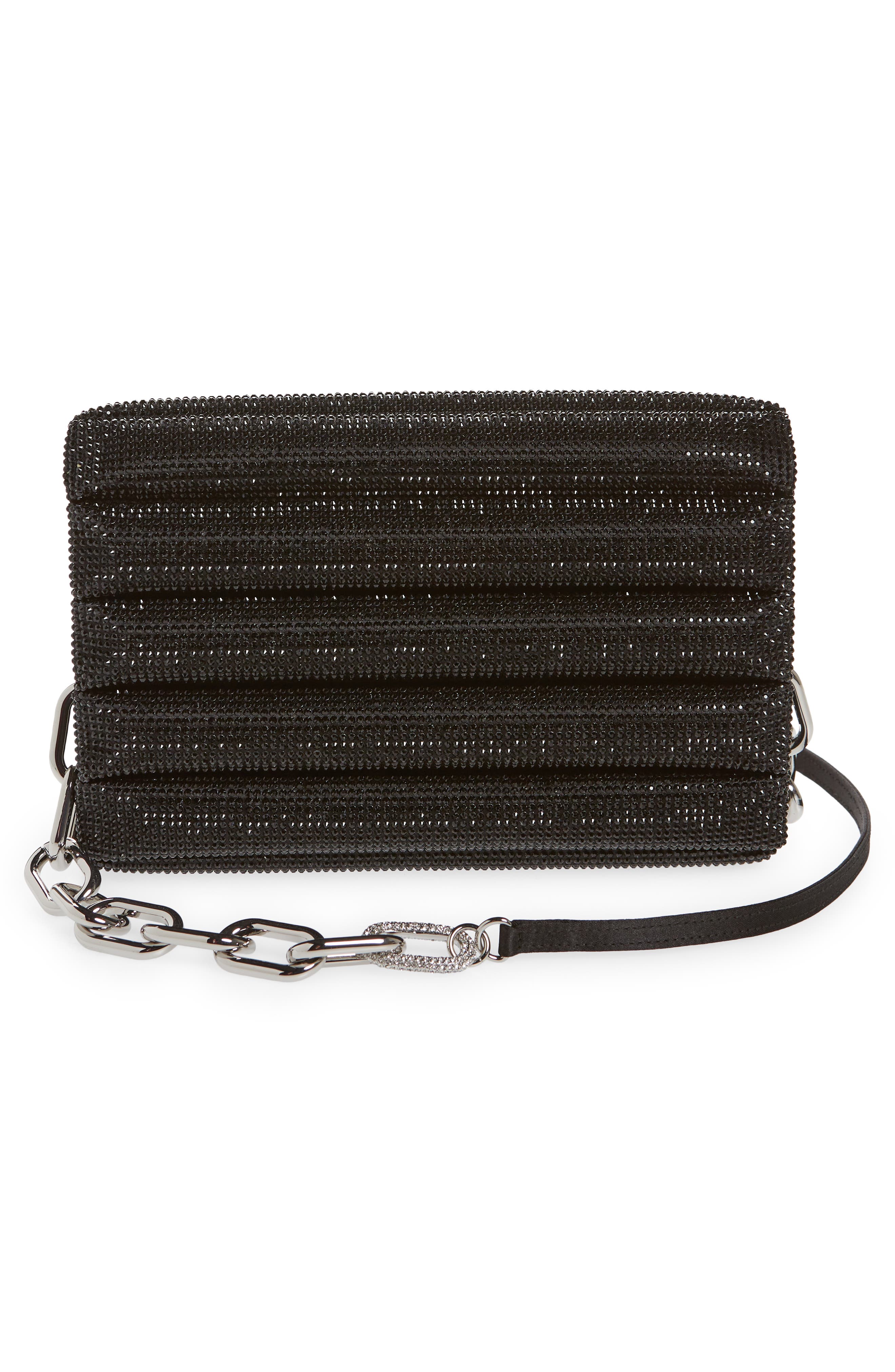 JUDITH LEIBER COUTURE Fizzoni Crystal Pillow Clutch, Alternate, color, 