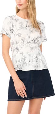 Vince Camuto Pleat Waist Top