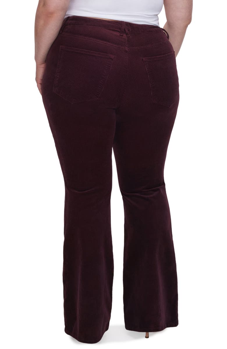 Good American Good Legs Low Rise Corduroy Flare Pants, Alternate, color,