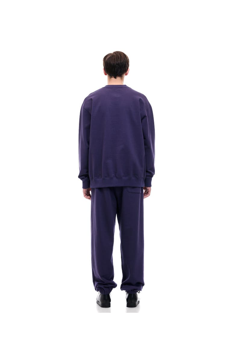 Icon Spell Out Crewneck, Alternate, color, Navy