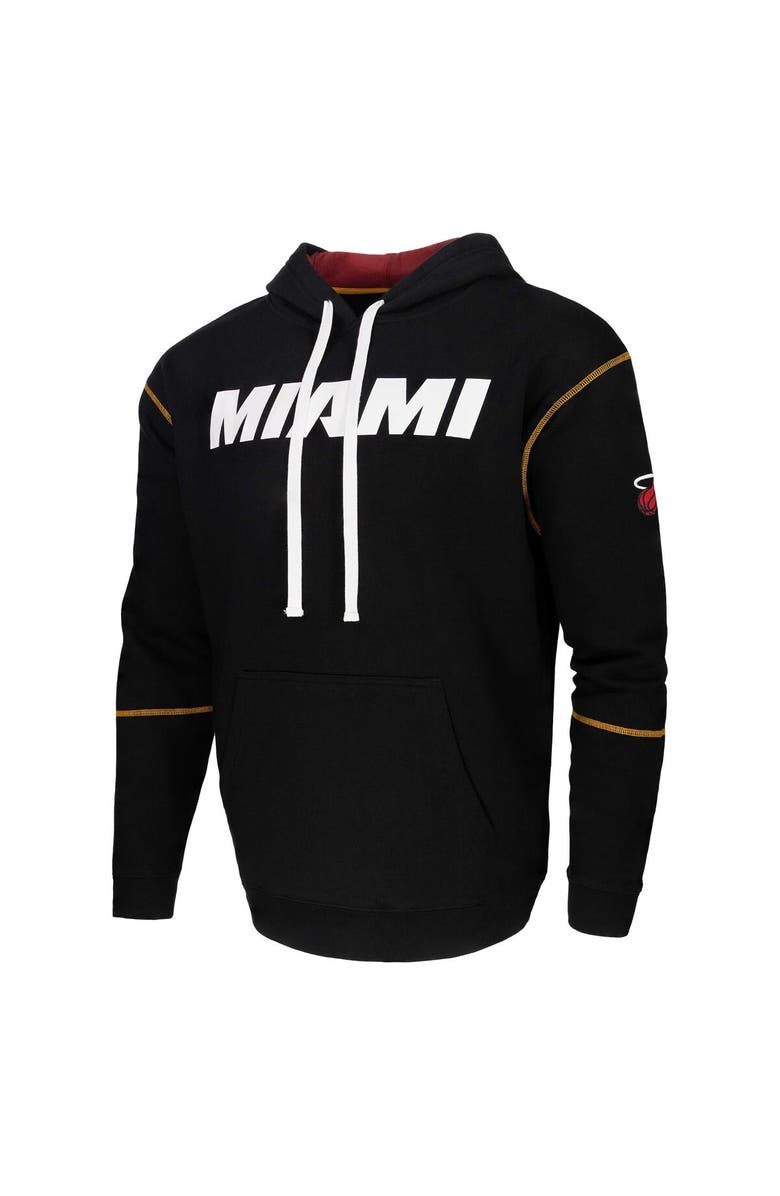 Stadium Essentials Unisex Black Stadium Essentials Miami Heat Monument Pullover Hoodie, Alternate, color, Black