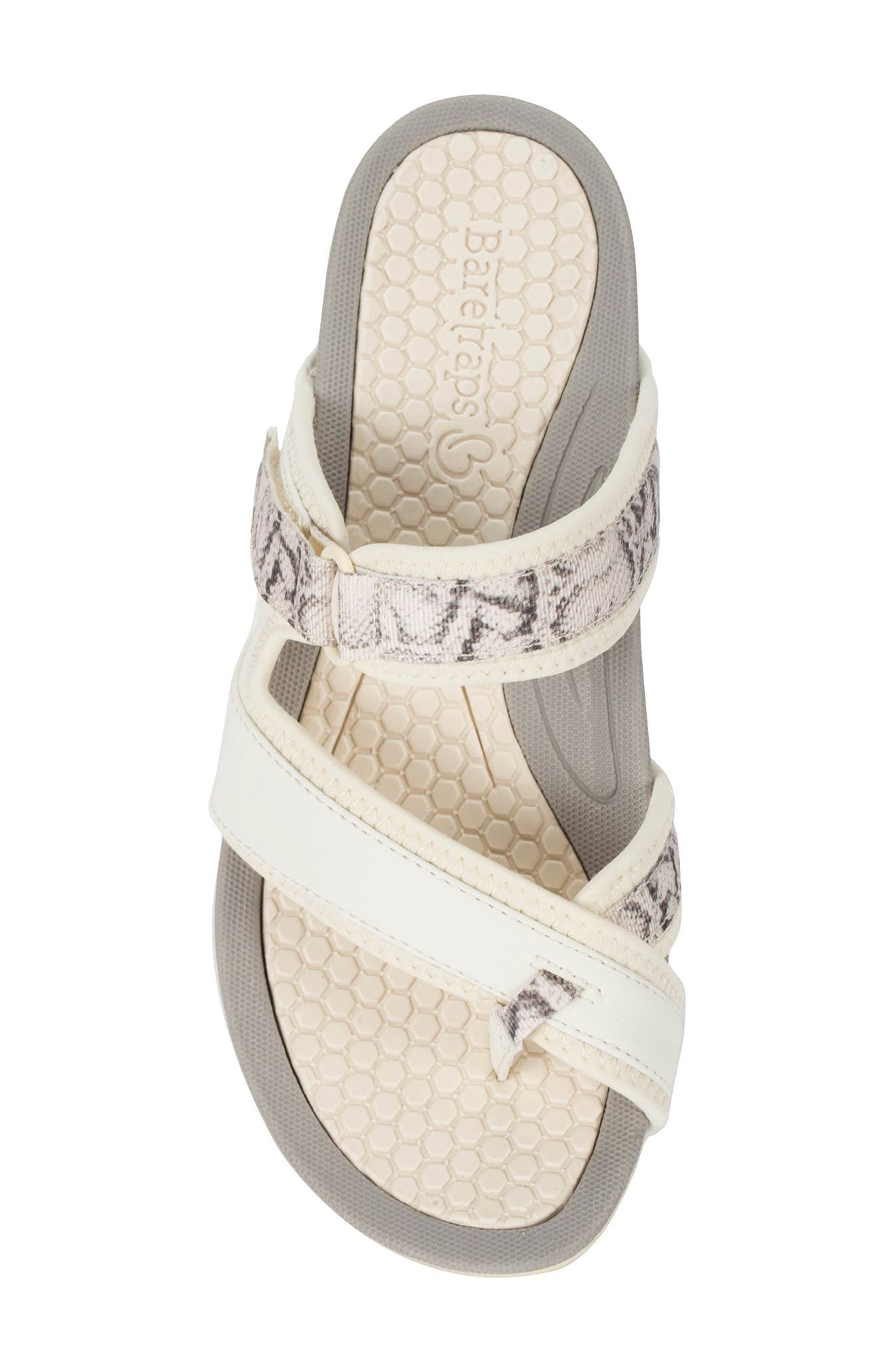 BARETRAPS Deserae Footbed Sandal, Alternate, color, Cream Snake