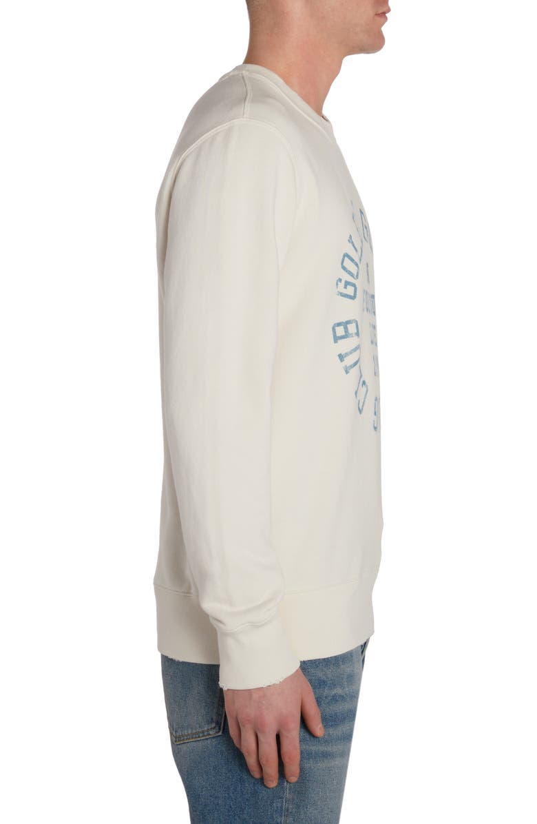 Golden Goose Journey Running Club Distressed Graphic Sweatshirt, Alternate, color, 