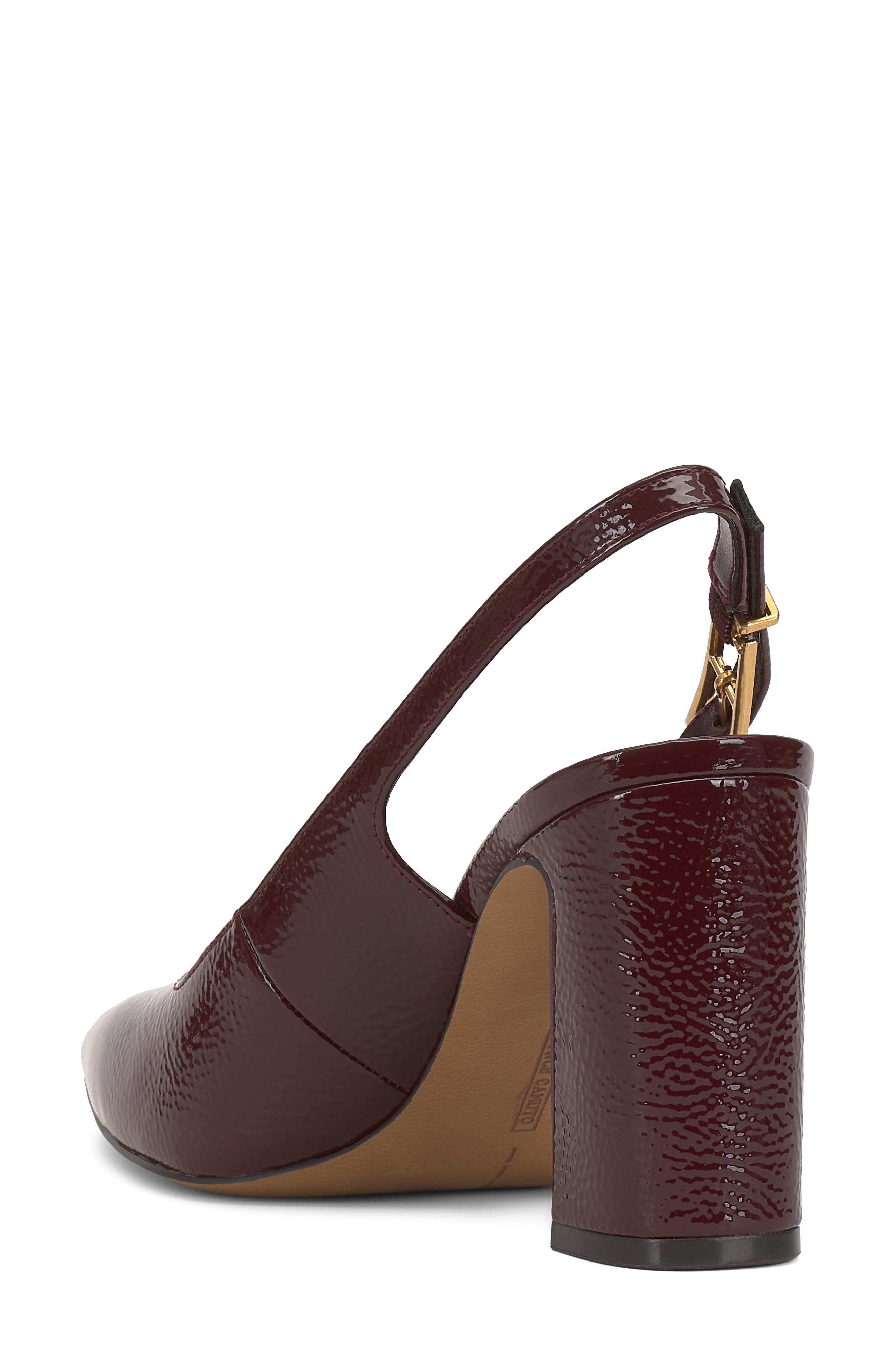 Amaryn Faux Leather Slingback Pump, Alternate, color, FIREFALL