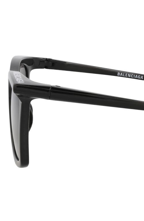 Balenciaga Core 54mm Square Sunglasses In Black