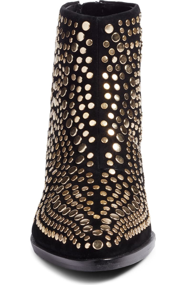 Vince Camuto Edenny Studded Pointy Toe Bootie, Alternate, color,
