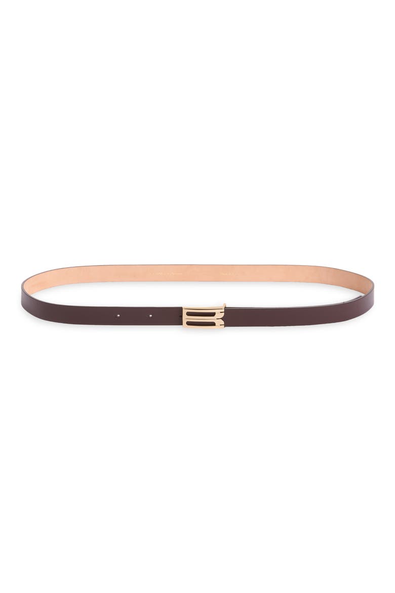 Dorian 1.5 cm Leather Belt, Main, color, DARK BURGUNDY