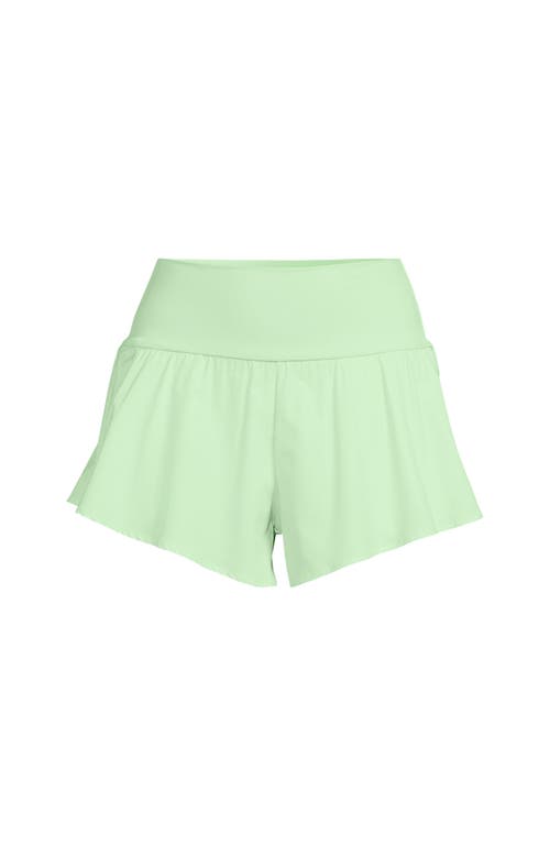 LANDS' END LANDS' END PLUS SIZE 3" PINCHLESS FLUTTER SWIM SHORT WITH PANTY