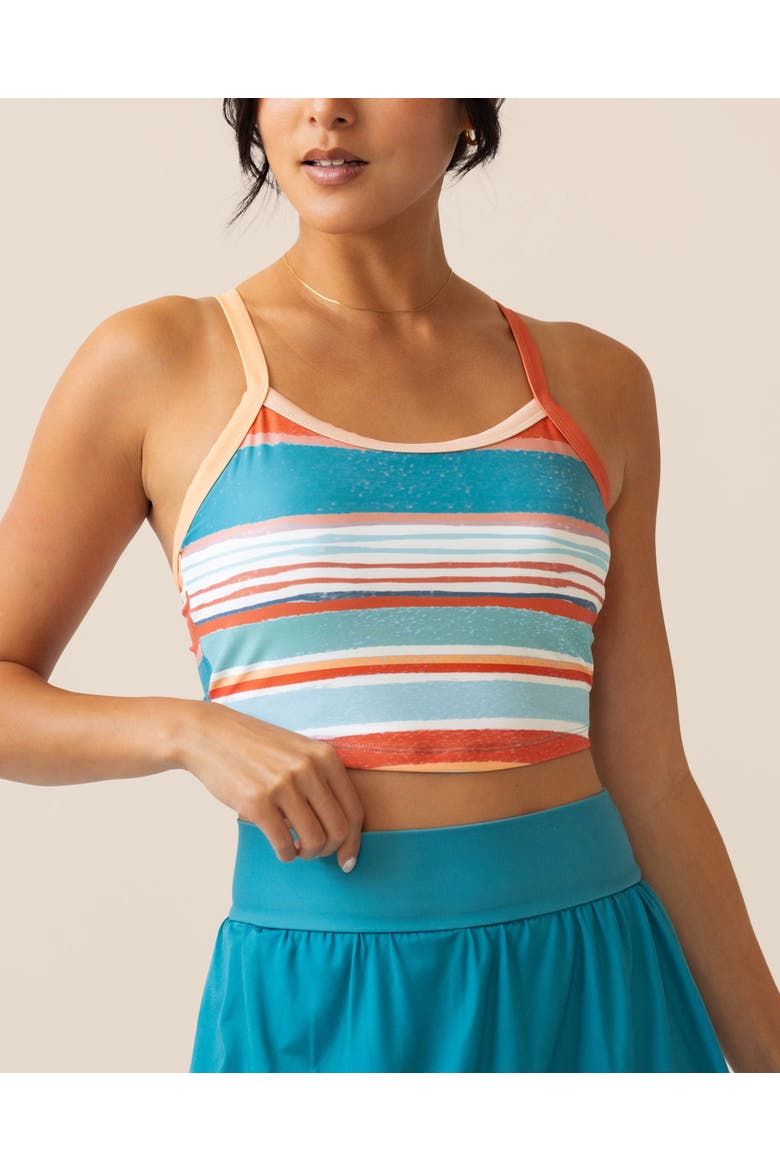 Scoop Neck Swim Top, Main, color, Canyons