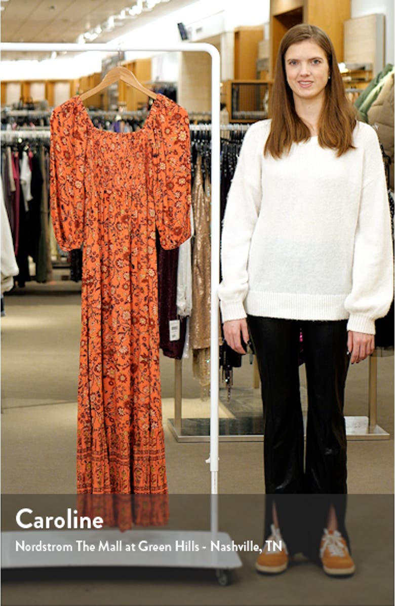 Full Bloom Smocked Maxi Dress, sales video thumbnail