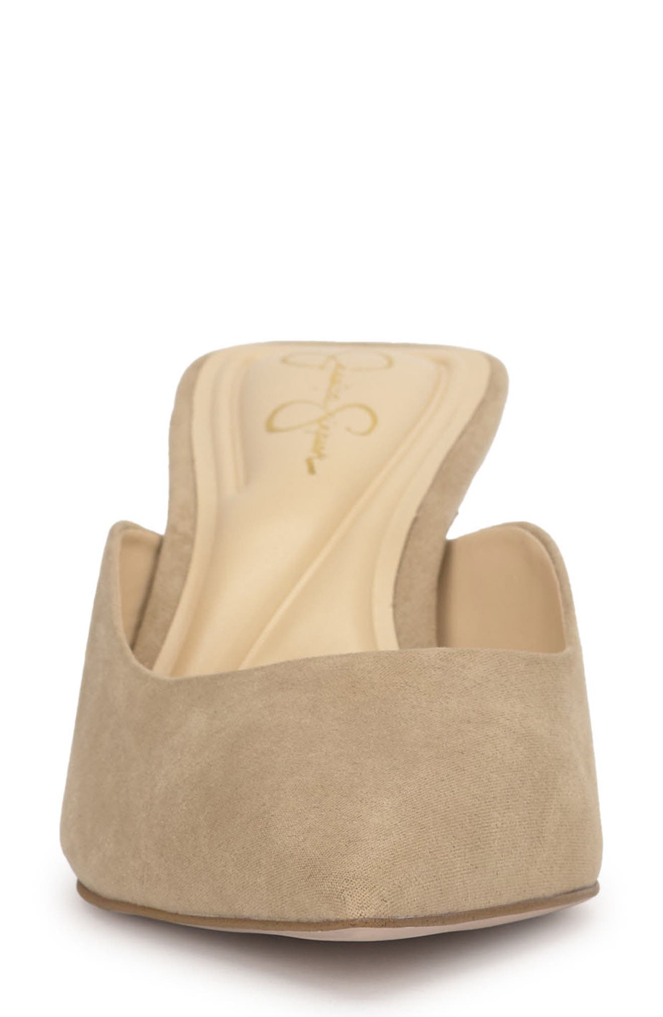 Jessica Simpson Belvaen Pointed Toe Mule, Alternate, color, Brown