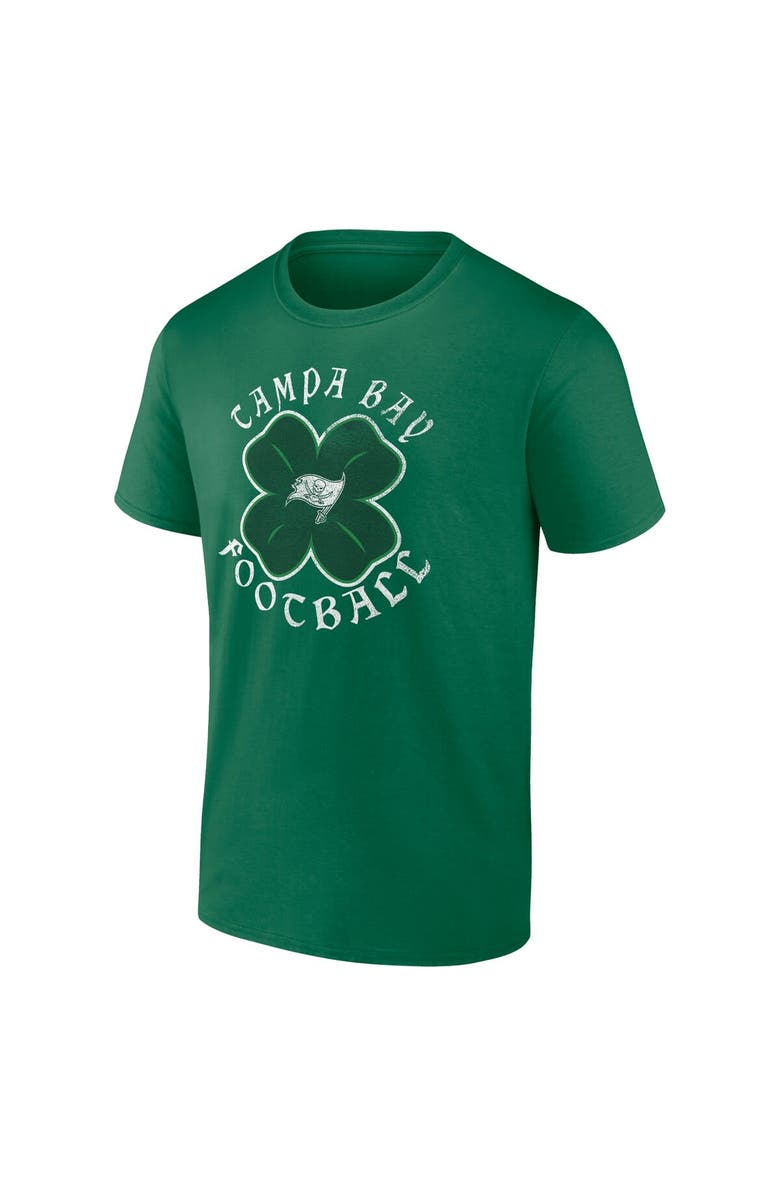 FANATICS Men's Fanatics Branded Kelly Green Tampa Bay Buccaneers Celtic Clover T-Shirt, Alternate, color,