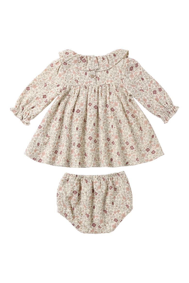 Callie Floral Dress & Bloomers Set, Alternate, color, ROSE GARDEN