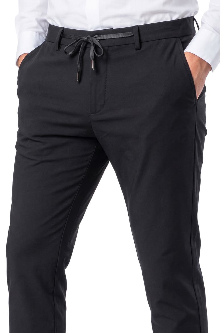 Drawstring Waist Performance Pants, Alternate, color, GREY