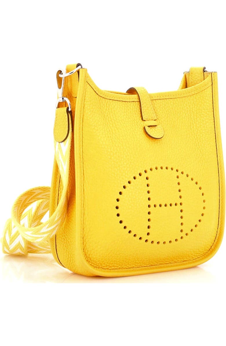 Pre-Owned Hermes Evelyne Bag Gen III Clemence TPM, Alternate, color, Jaune De Naples
