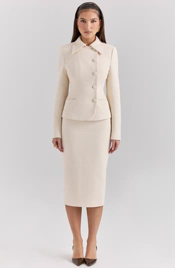 HOUSE OF CB Misha Bouclé Jacket Nordstrom