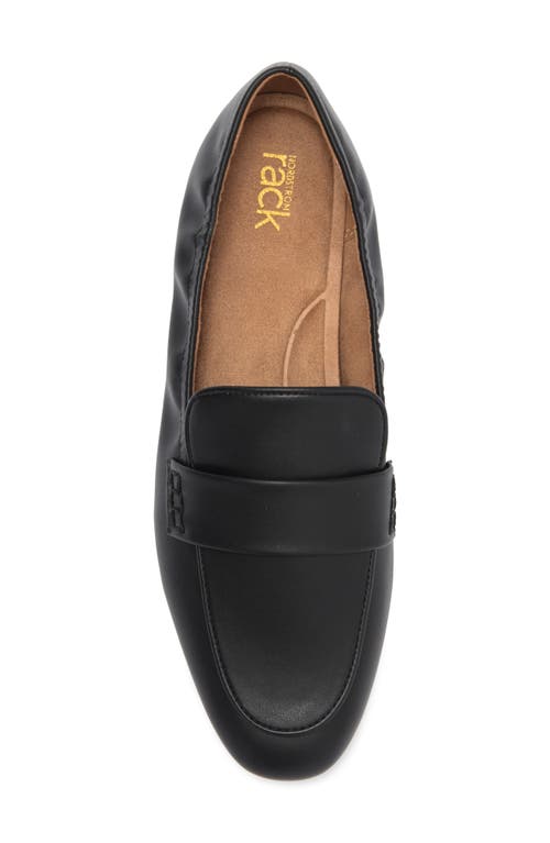 Nordstrom Rack Michaela Apron Toe Loafer In Black