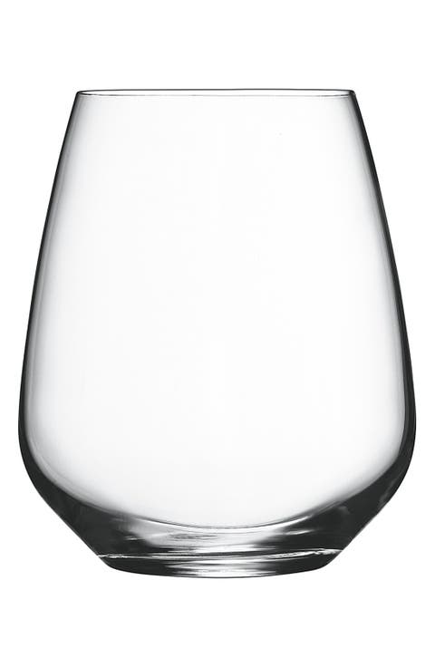 Crescendo Set of 4 Stemless Wine Glasses