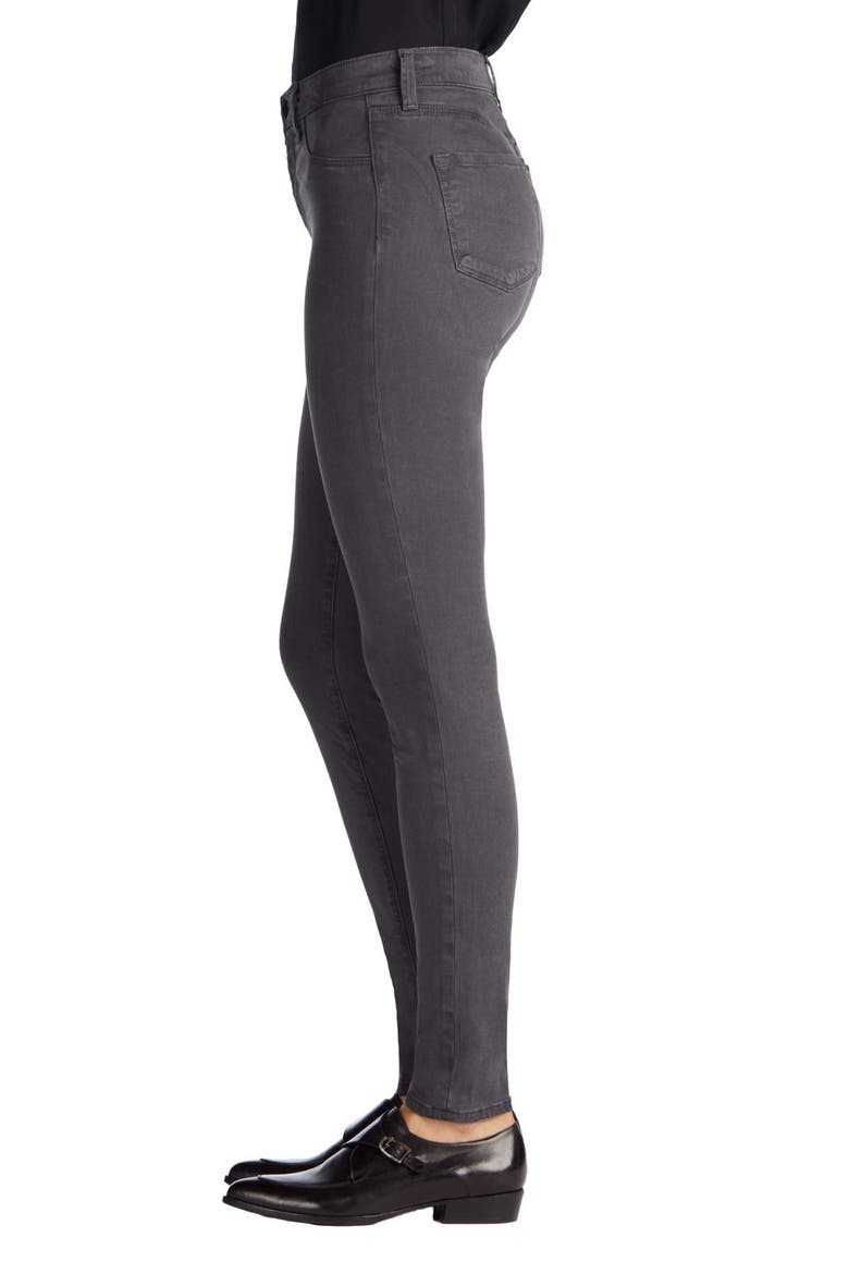 High Waist Ankle Super Skinny Jeans, Alternate, color, STORM GREY