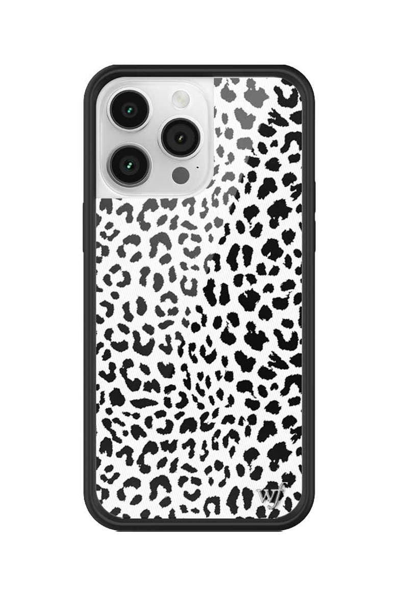 Meow | Snow iPhone Case, Alternate, color, White
