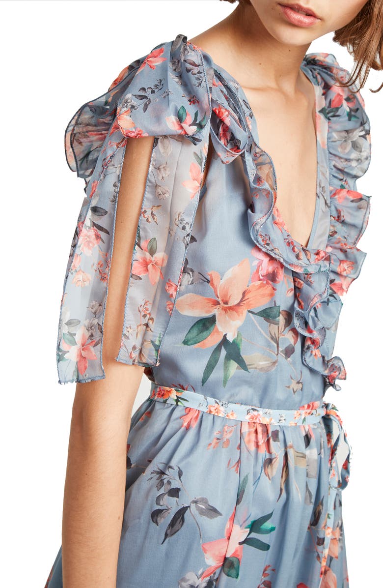 French Connection Cecile Floral Print Maxi Dress, Alternate, color,