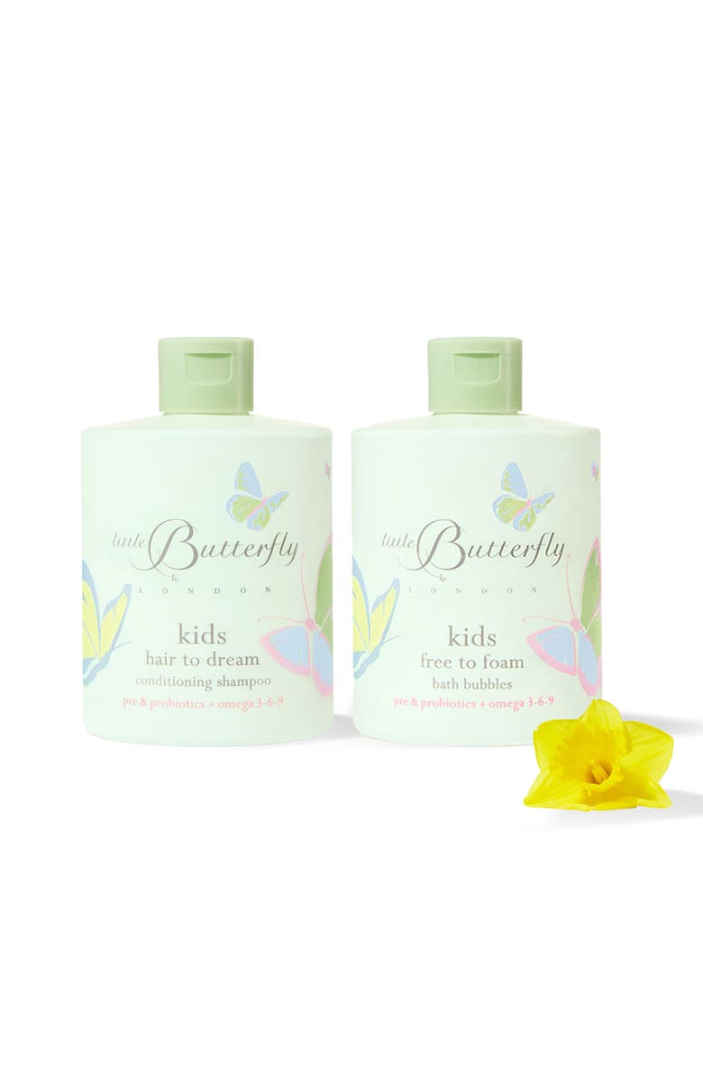 Little Butterfly London Kid's Foamy Adventure 2 Product Hair and Skincare Bundle, Main, color,
