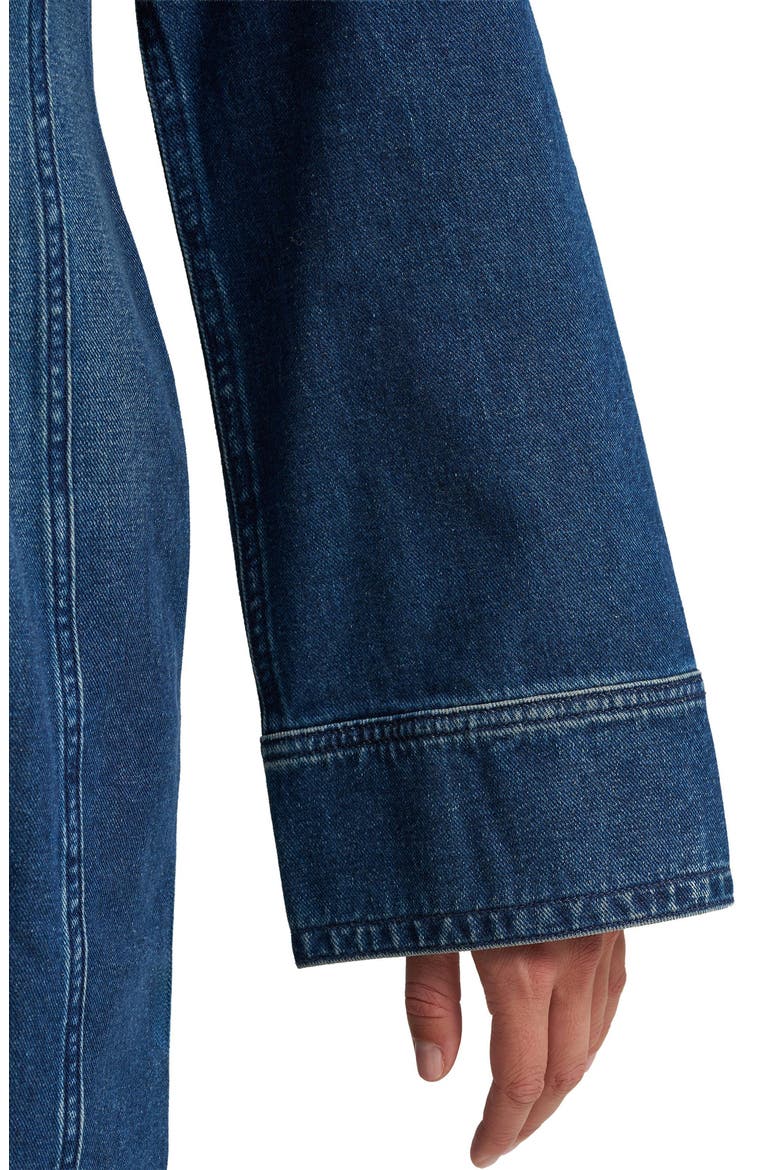 Minidress with Flared Cuffs, Alternate, color, SALOON SHADOW
