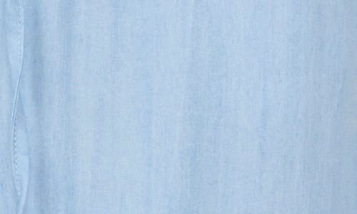 VINCE CAMUTO VINCE CAMUTO WIDE LEG CHAMBRAY DRAWSTRING PANTS 