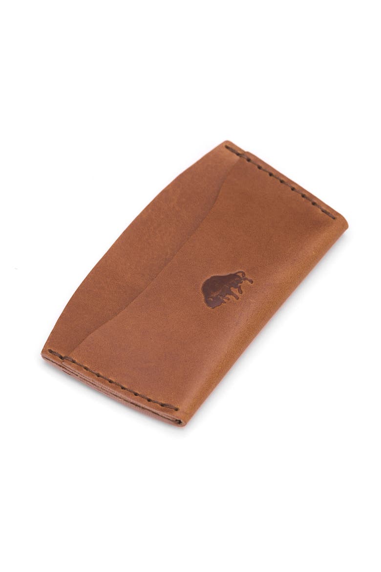 Classic Card Holder Wallet, Main, color, WHISKEY