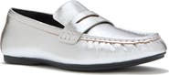 FitFlop Delicato Crinkle Metallic Leather Loafers