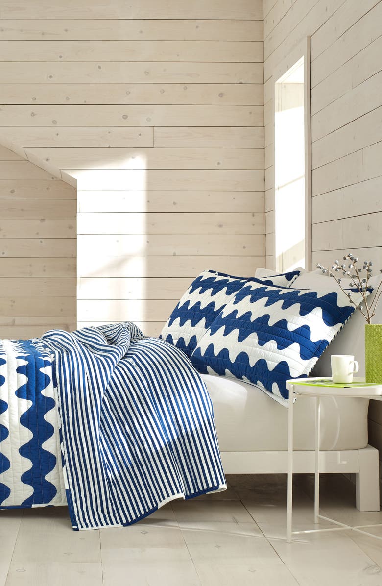 Marimekko Pikku Lokki Quilt & Sham Set, Alternate, color, 