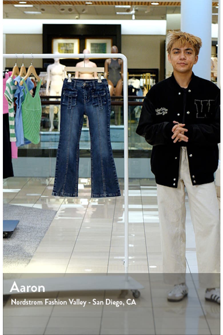 Kids' Seamed Flare Jeans video