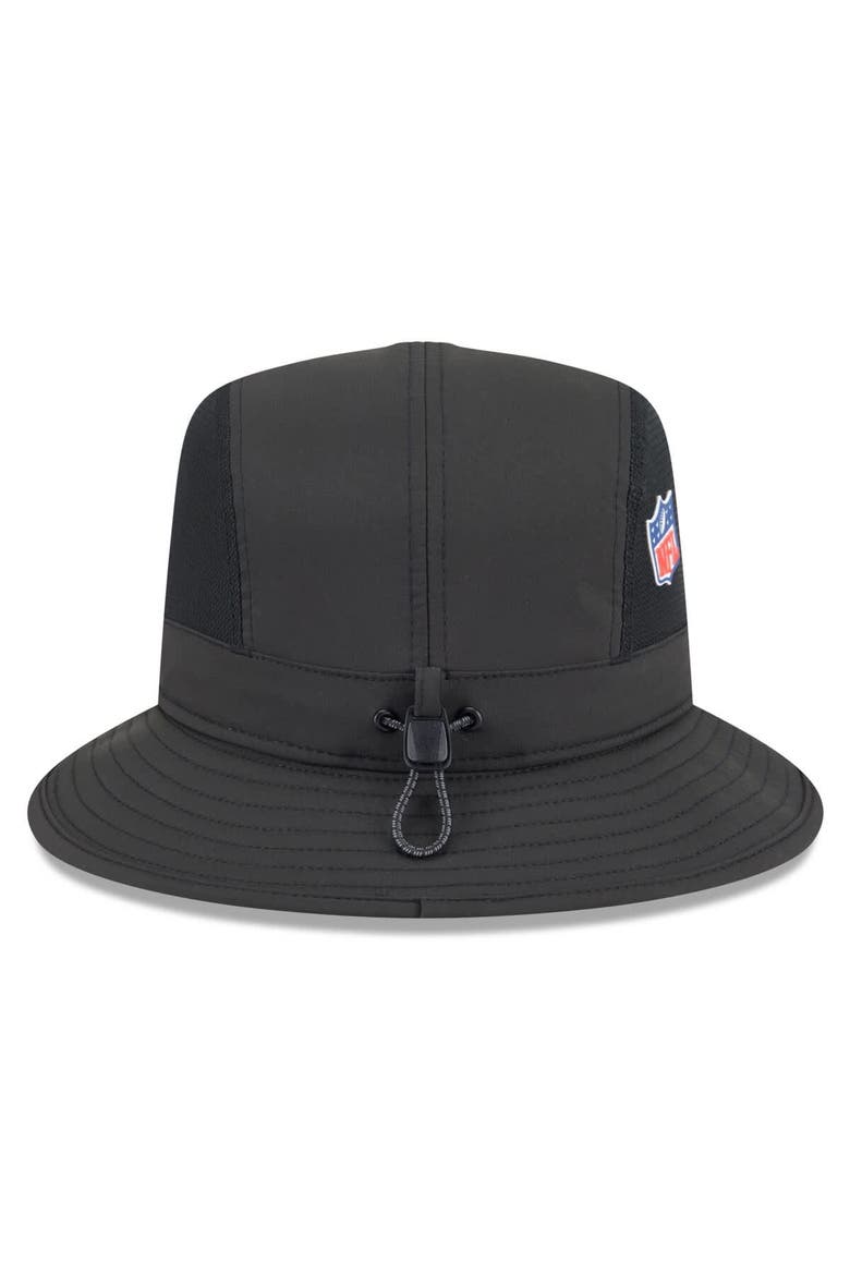 Men's New Era Black New Orleans Saints 2025 Sideline  Bucket Hat, Alternate, color, Black