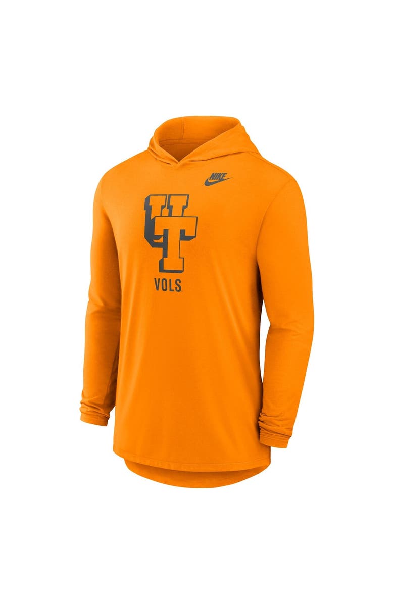 Nike Men's Nike Tennessee Orange Tennessee Volunteers Legacy Tri-Blend Dri-FIT Long Sleeve Hoodie T-Shirt, Alternate, color, Tennessee Orange