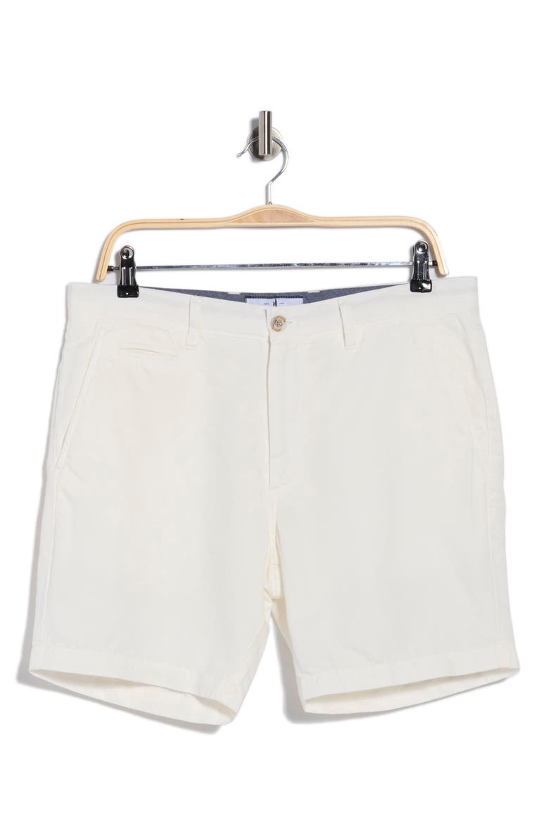 Melrose Cotton & Linen Shorts, Alternate, color, WHITE