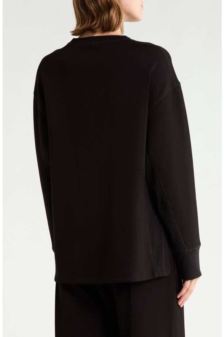 Crewneck Sweatshirt, Alternate, color, BLACK