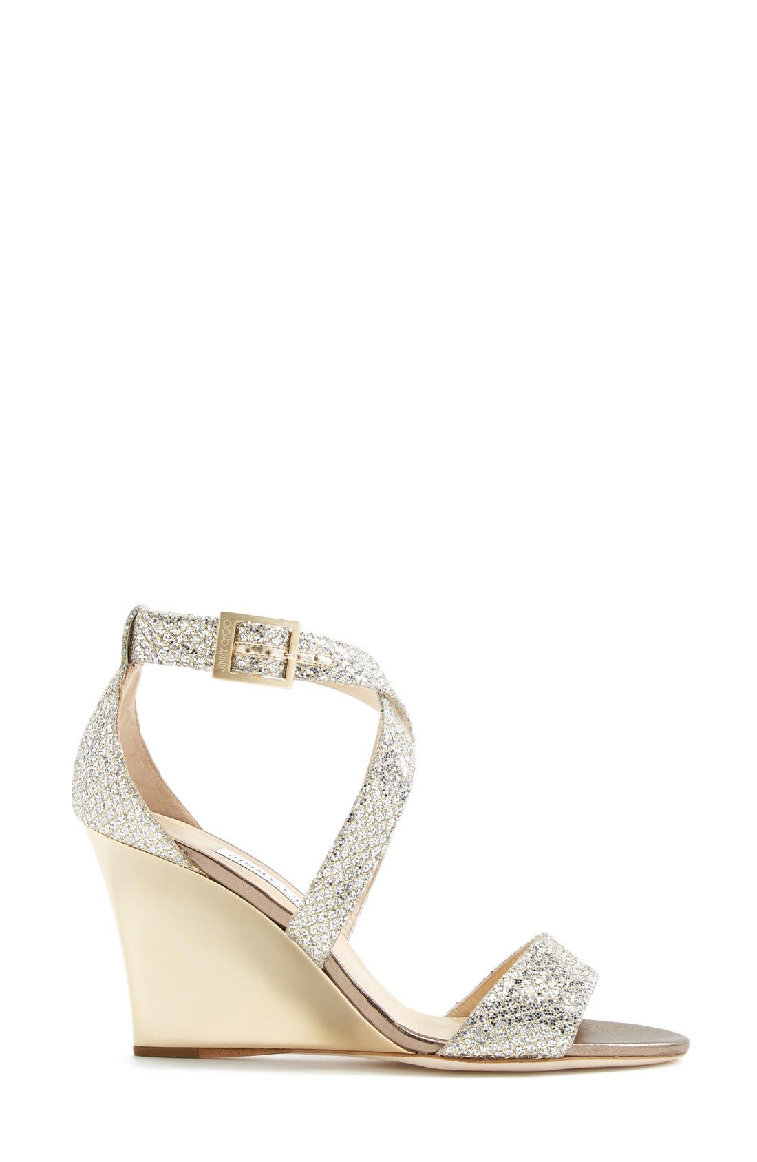 'Fearne' Sandal, Alternate, color, CHAMPAGNE
