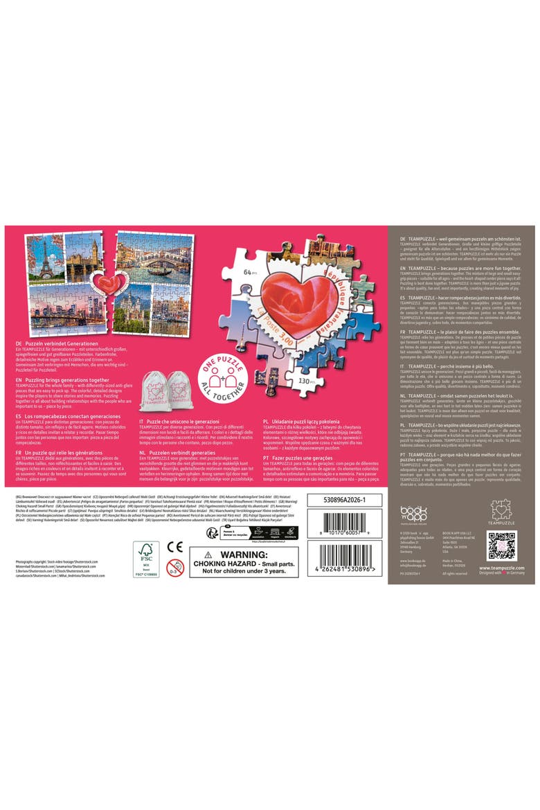 194 Piece Puzzle, Alternate, color, Multicolored