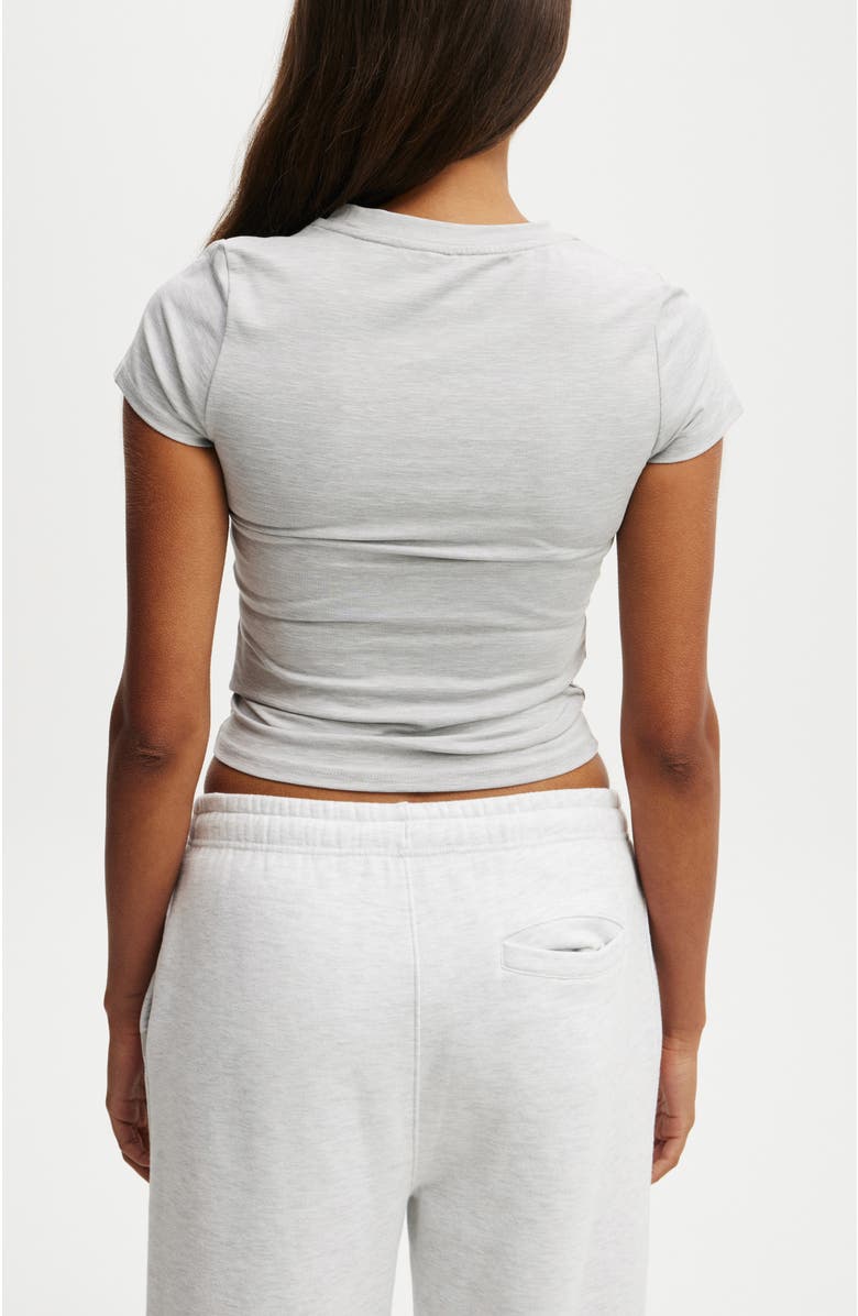 COTTON ON BODY Ultra Soft Fitted Tshirt, Alternate, color, Light Grey Marle