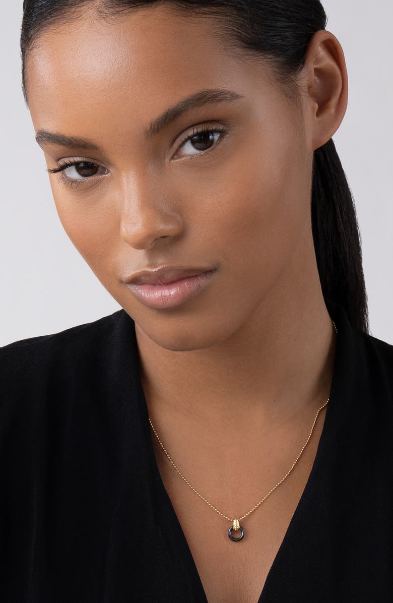 LAGOS Meridian Circle Pendant Necklace, Alternate, color, 