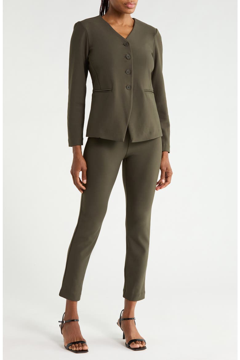 2-Piece Blazer and Pants Set, Main, color, OLIVE