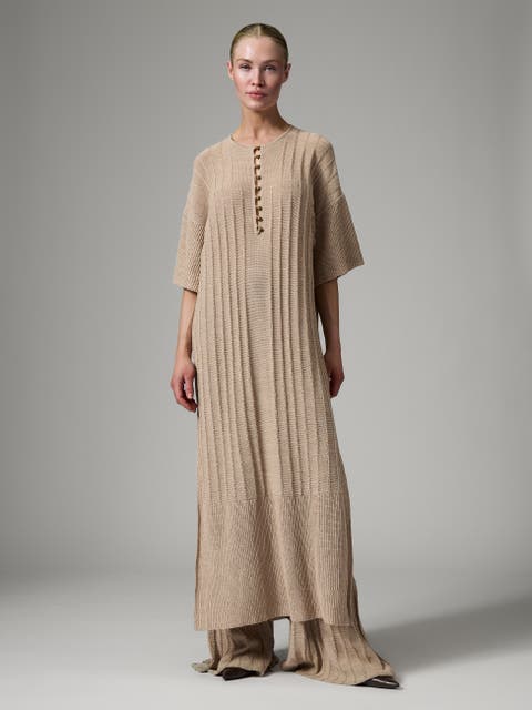 Stellan Loose Ribbed Knit Dress