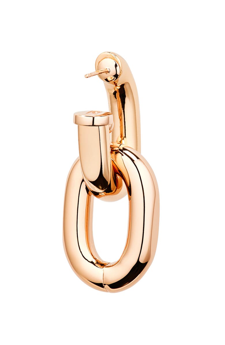 Rabanne XL Link Drop Earrings, Alternate, color, Pink Gold