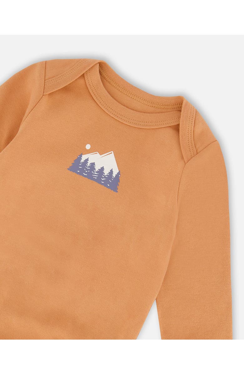 Deux par Deux Baby Boy's Organic Cotton Bodysuit Hazel, Alternate, color,