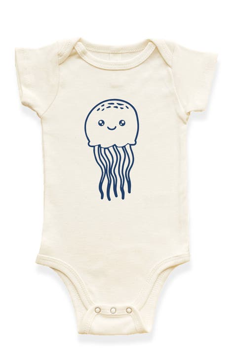 Jellyfish Organic Cotton Baby Bodysuit