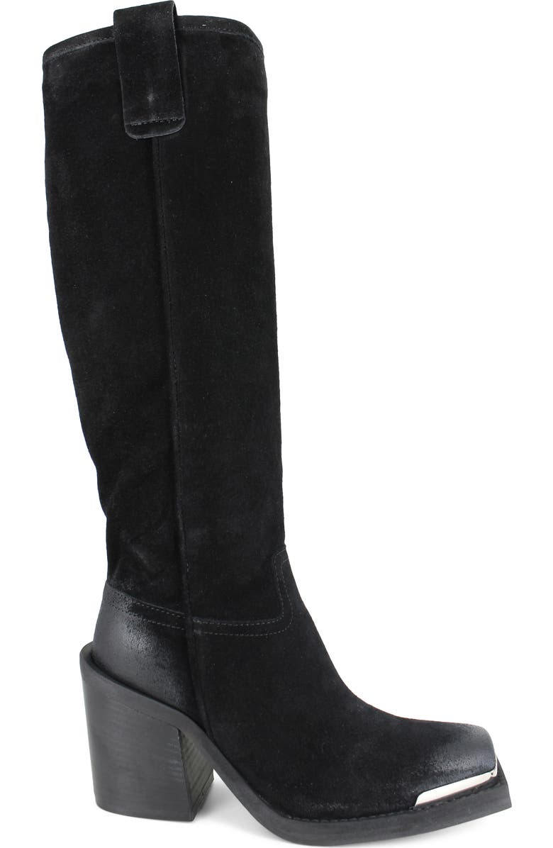 ZIGI Joshana Knee High Boot, Alternate, color, Black Suede