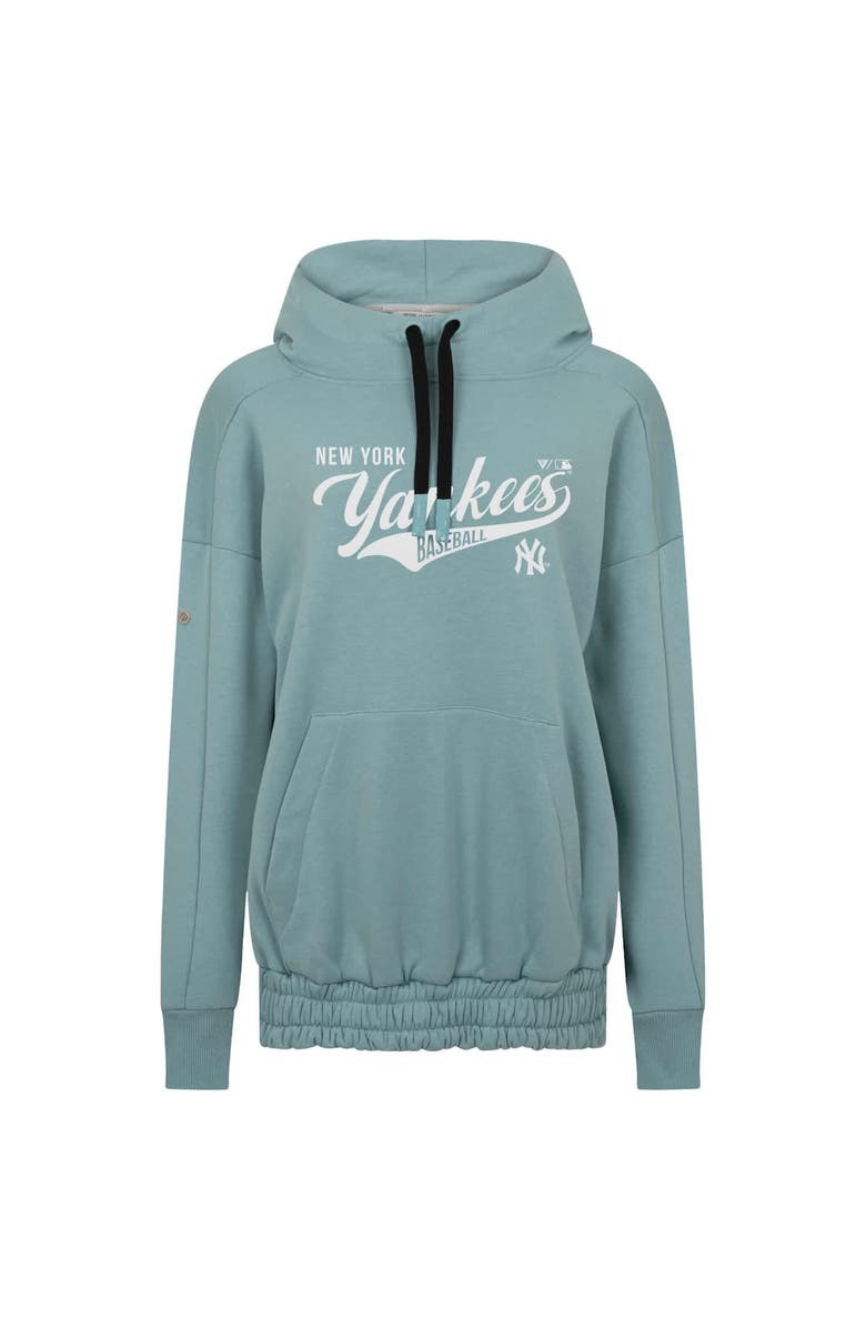 LEVELWEAR Women's Levelwear Blue New York Yankees Waterfall Glide Pullover Hoodie, Main, color, Blue