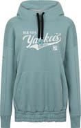 LEVELWEAR Women's Levelwear Blue New York Yankees Waterfall Glide Pullover Hoodie