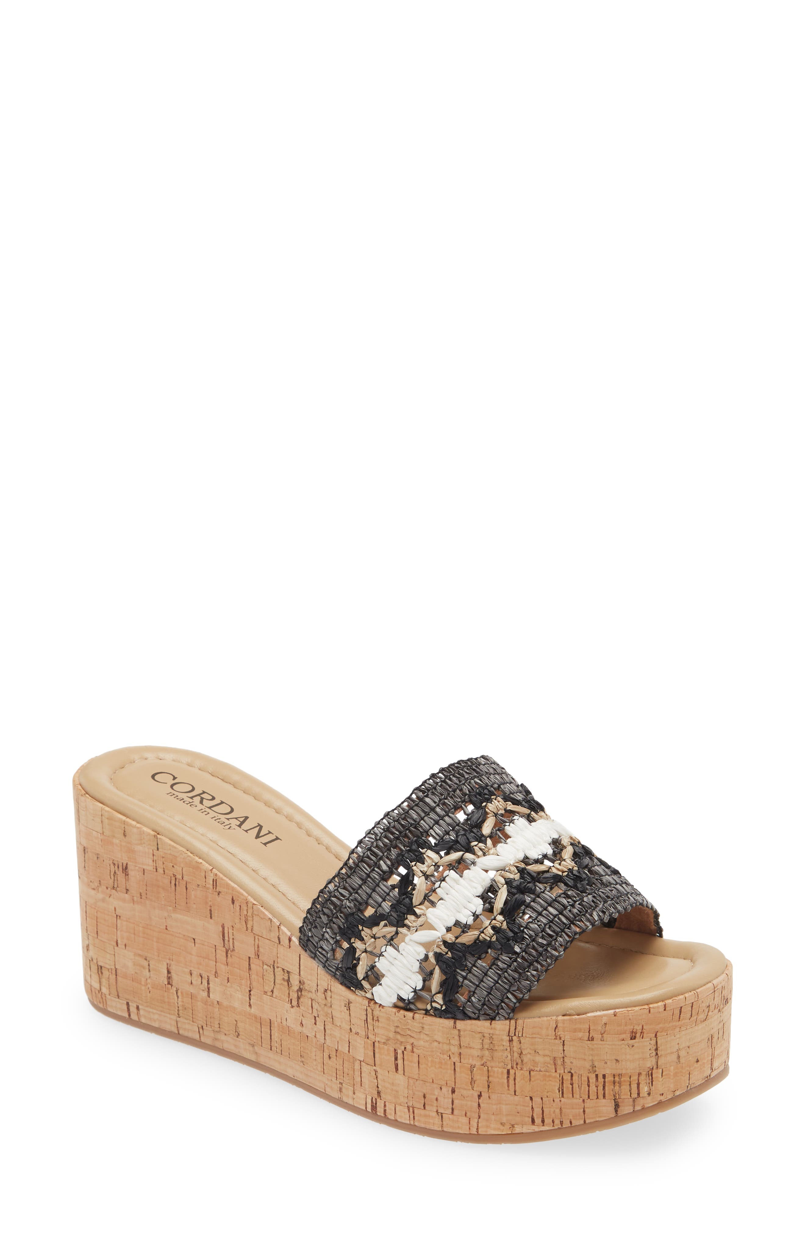 Cordani Jeanna Platform Wedge Sandal, Main, color, 