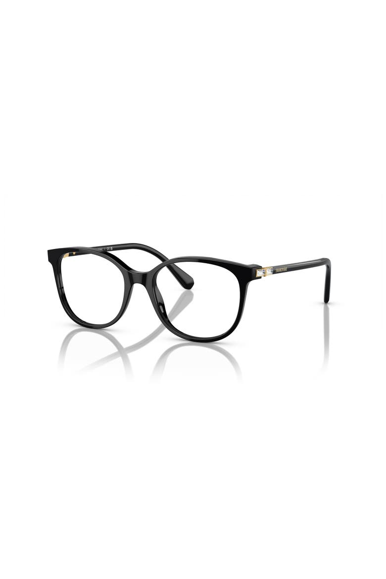 51mm Square optical glasses, Main, color, Black